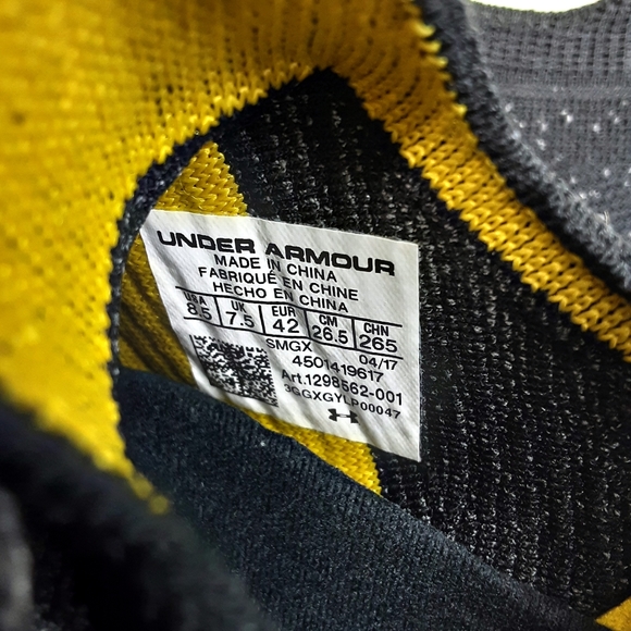 Under Armour Sneakers Speedform Slingwrap Fade Running Shoe NIB Men's Size 8.5 - Picture 14 of 15